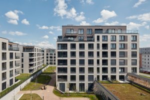 Ateliér Podlipný Sladký architekti realizoval celkem sedm bytových domů v pražských Strašnicích