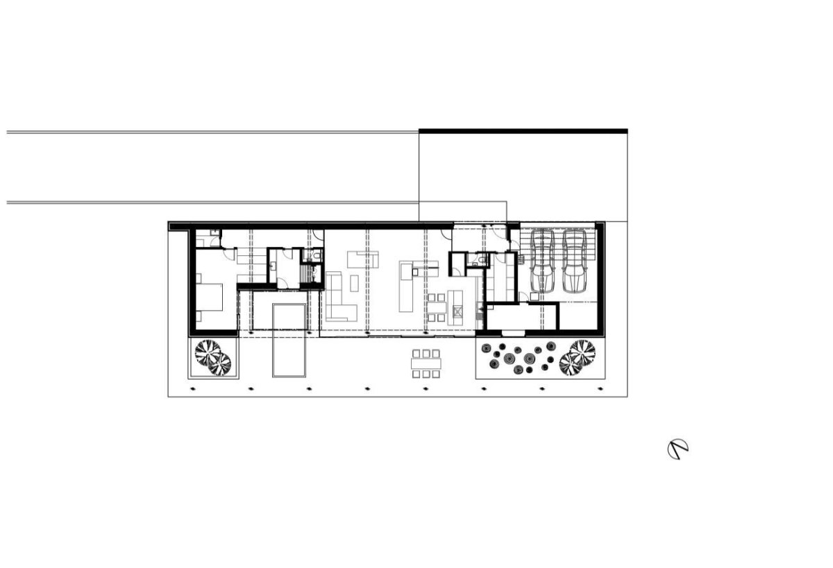 Rodinný dům Lehoťan, půdorys 1np, Studio K.F.A.
