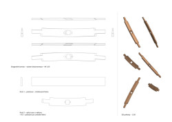 Detail diagonální lamely (Kaple Panny Marie Bolestné v Nesvačilce, studio RCNKSK)