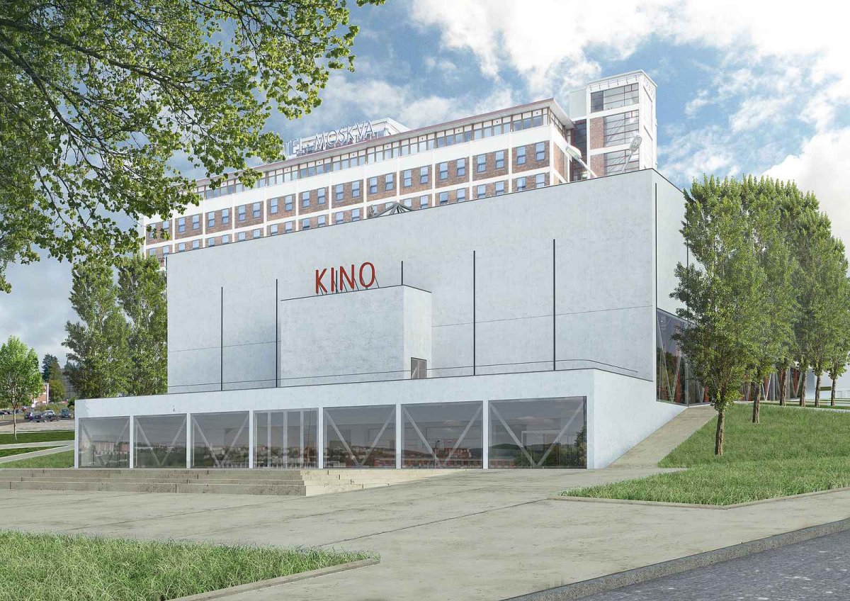 Návrh rekonstrukce Velkého kina podle re:architekti