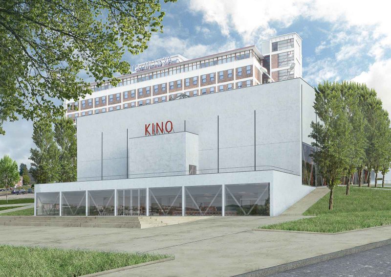 Návrh rekonstrukce Velkého kina podle re:architekti