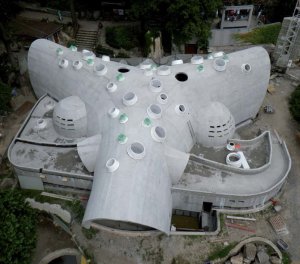 Tropický pavilon v ZOO Jihlava, dokončená skořepina – foto