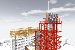 Park Tower - 3D model konstrukce, Semela Ateliers / Monika Zvonková, Pavel Šánek, Ladislav Semela, Petra Gregorová.