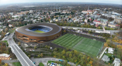 Vítězný projekt na stadion Baníku v Ostravě