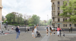 Revitalizace náměstí Jiřího z Poděbrad odstartuje do roku 2023