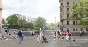 Revitalizace náměstí Jiřího z Poděbrad odstartuje do roku 2023