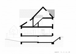 Vila Trojúhelník, Studio AEIOU, řez