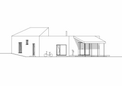 Dům Hexagon, GutGut, západní pohled