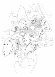 MDH Arkitekter SA, Masu planning, dřevěné věže Moholt 50|50, situace, výkres