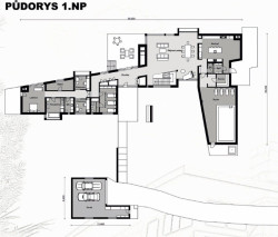 Michal Fajtl, Rezidence v horách, 1. NP - foto