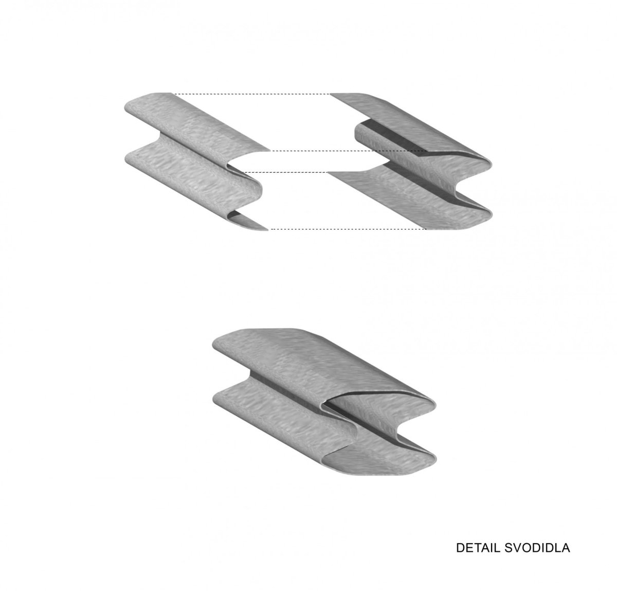 Detail svodidla
