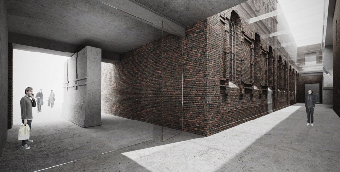 Projekt na obnovu bývalých jatek pro PLATO