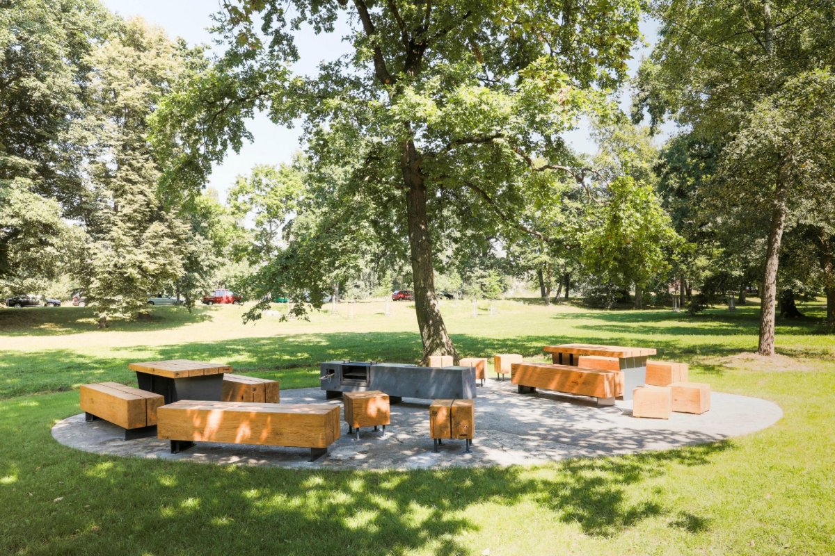 Pilotní projekt piknikových míst v pražské Stromovce, Land 05 / Martina Forejtová