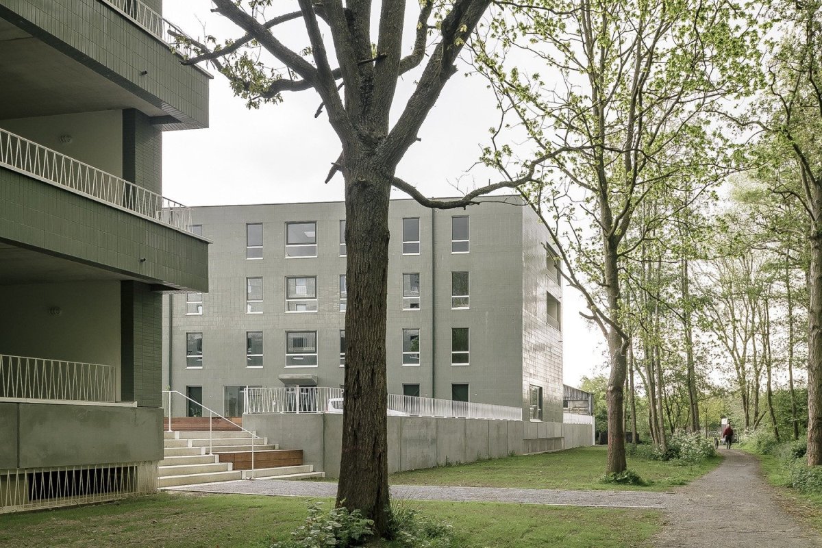 Bytový soubor od studia b-architecten v Belgii