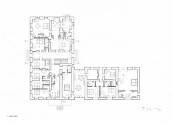 Kocanda Kravsko, půdorys 1 NP, ORA