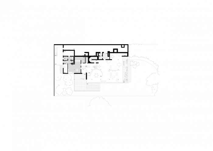 Marek Tichý / Milan Rak / Ivan Wahla / Tomáš Rusín / Petr Řehořka, Rekonstrukce Vily Tugenhat v Brně, půdorys 2. NP – foto