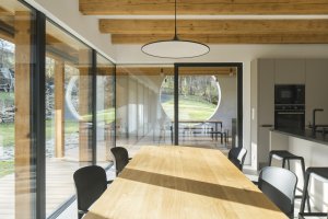 Rekreační rodinný dům od studia Lenka Míková architekti
