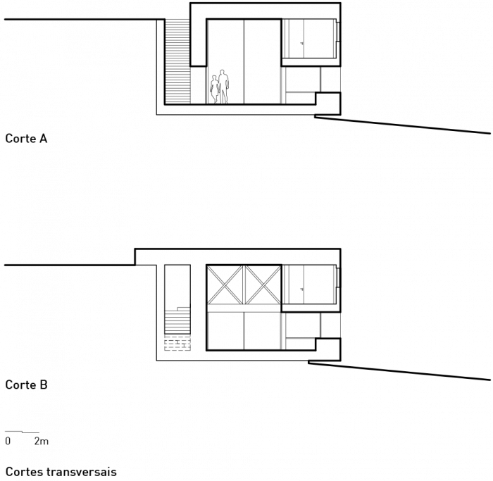 Carvalho Araújo, Casa do Gerês, řezy příčné - foto