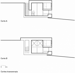 Carvalho Araújo, Casa do Gerês, řezy příčné - foto