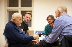 Architekti CZ v Brně, Poslední přípravy před vystoupením... - foto