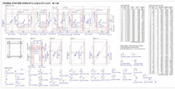 Ahoj Park Bratislava - výkres výztuže stěn