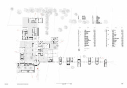 Duševní lázně, půdorys 1NP, Dita Petráňová