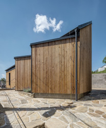 Boq architekti navrhli atriový rodinný dům na jižní Moravě