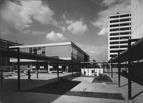 Sídliště Pankrác, na němž architekt Jiří Lasovský mnoho let pracoval.