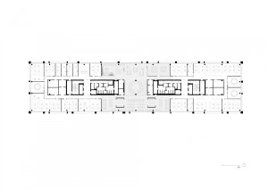 Nové sídlo finanční skupiny J&T, CMC architects / Vít Máslo, David Richard Chisholm, půdorys 6NP