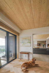 Uvnitř dřevěného bytu (V Team, dům Haut)