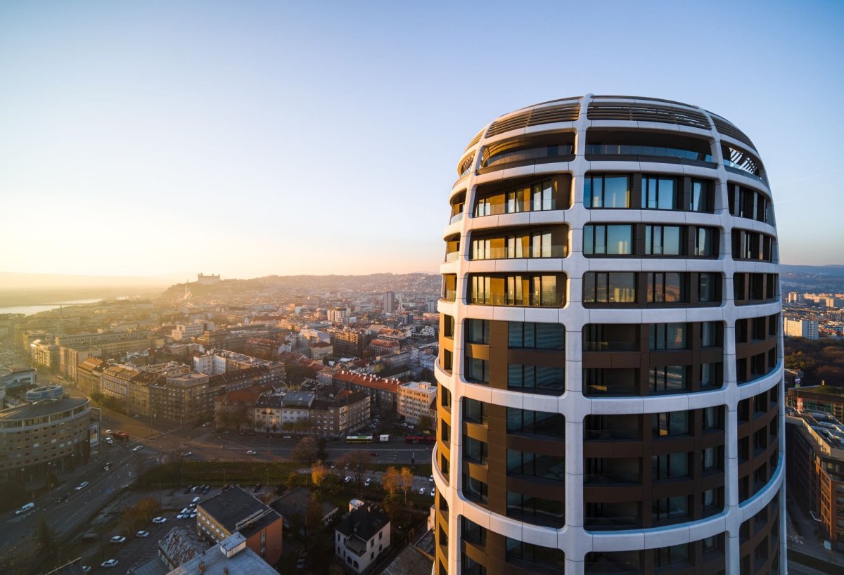 Výškové rezidenční budovy v Bratislavě od studia Zaha Hadid Architects