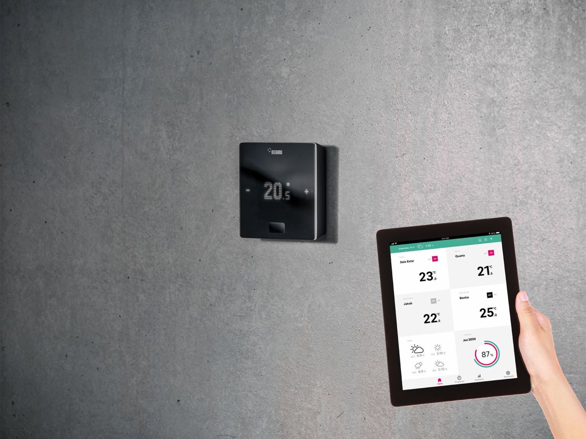 Společnost REHAU představuje produkt NEA SMART 2.0 - modulární regulační systém s LED Matric.