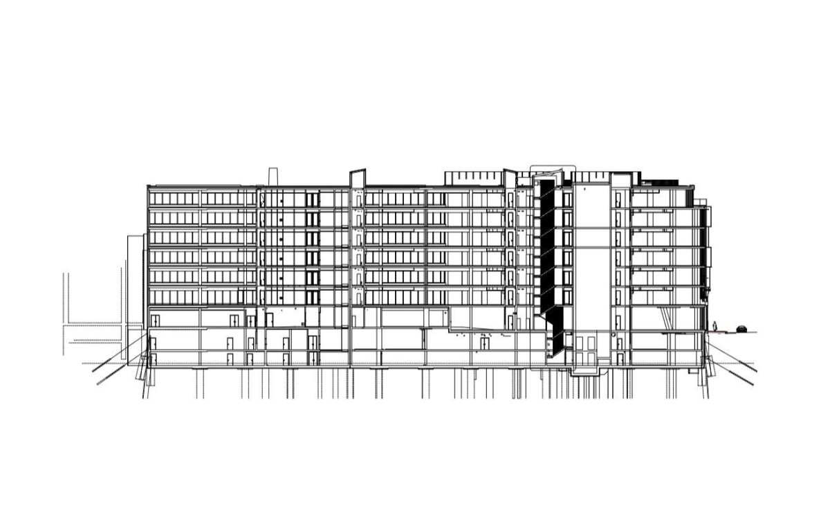 FIVE, řez, QARTA architektura