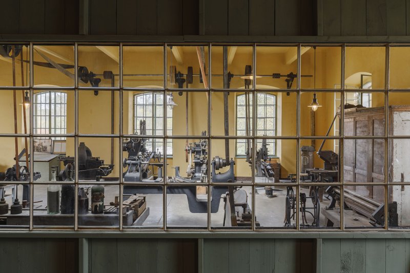 Pohled do expozice (Muzeum starých strojů a technologií v Žamberku, Ateliéru Walter)