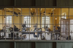 Pohled do expozice (Muzeum starých strojů a technologií v Žamberku, Ateliéru Walter)