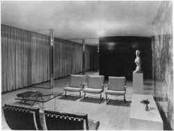 Vila Tugenhat v Brně, historická fotografie interiér – foto