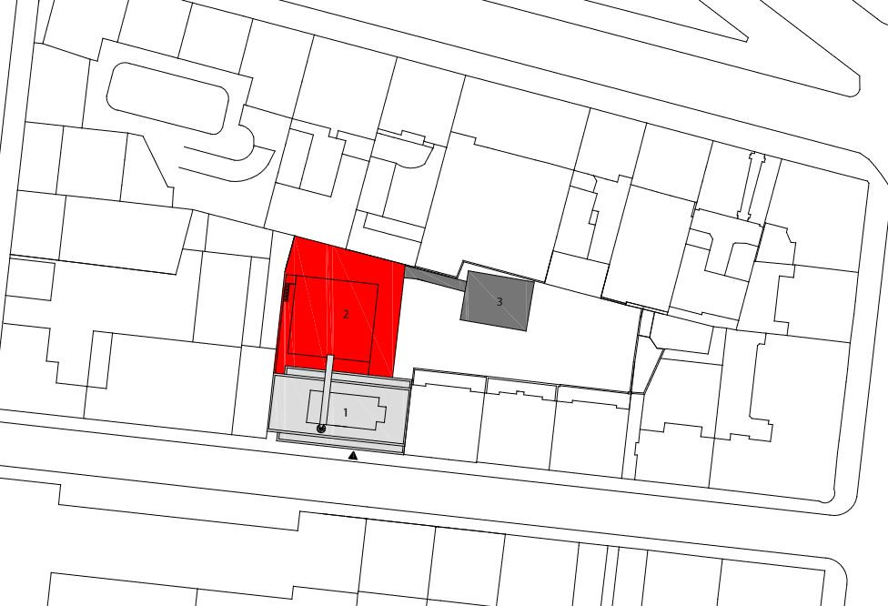 DOX+, situace, Petr Hájek ARCHITEKTI