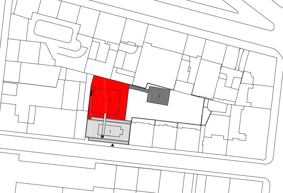 DOX+, situace, Petr Hájek ARCHITEKTI