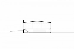 Sportovní hala Kuřim, CUBOID architekti, příčný řez