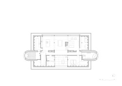 Půdorys 4.NP (Rekonstrukce a přístavba k vile v Praze-Vinohradech, PAPUNDEKL ARCHITEKTI)