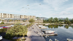 Revitalizace Podolského přístavu v Praze, vizualizace