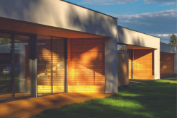 Mateřská škola Doubek v Pardubicích, Med Pavlík architekti: Na interiér navazují kryté terasy