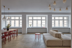 Rekonstrukce bytu na Starém Městě pražském od ateliéru Lenka Míková architekti