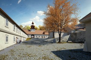 Vítězný návrh přestavby usedlosti Cibulka z dílny studia Petr Hájek Architekti