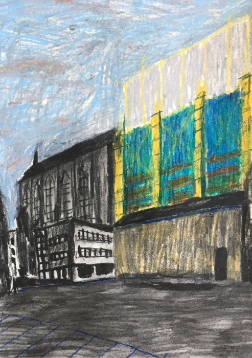 Dostavba kostela Panny Marie Sněžné, Miroslav Pazdera