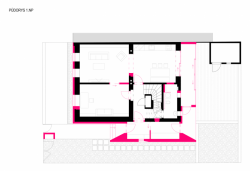 ARCHANTI, Rekonstrukce rodinného domu v Brně, půdorys 1. NP – foto