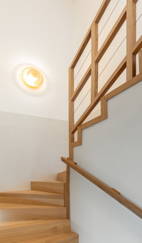 Interiér mezonetového bytu, studio AEIOU