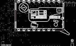 Brandlhuber+ Emde, Schneider, Antivilla, půdorys 2. NP - foto