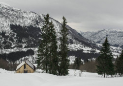 Transformace stodoly v údolí Myrkdalen na turistické ubytování, OPAFORM