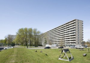 Vítěz letošní ceny Mies van der Rohe, panelákový dům deFlat v Amsterdamu od NL architects a XVW architectuur
